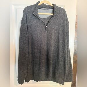 Men's Gray Quarter-Zip Sweatshirt